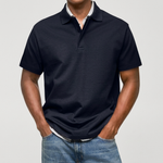 TEXTURED KNIT POLO SHIRT FOR MEN