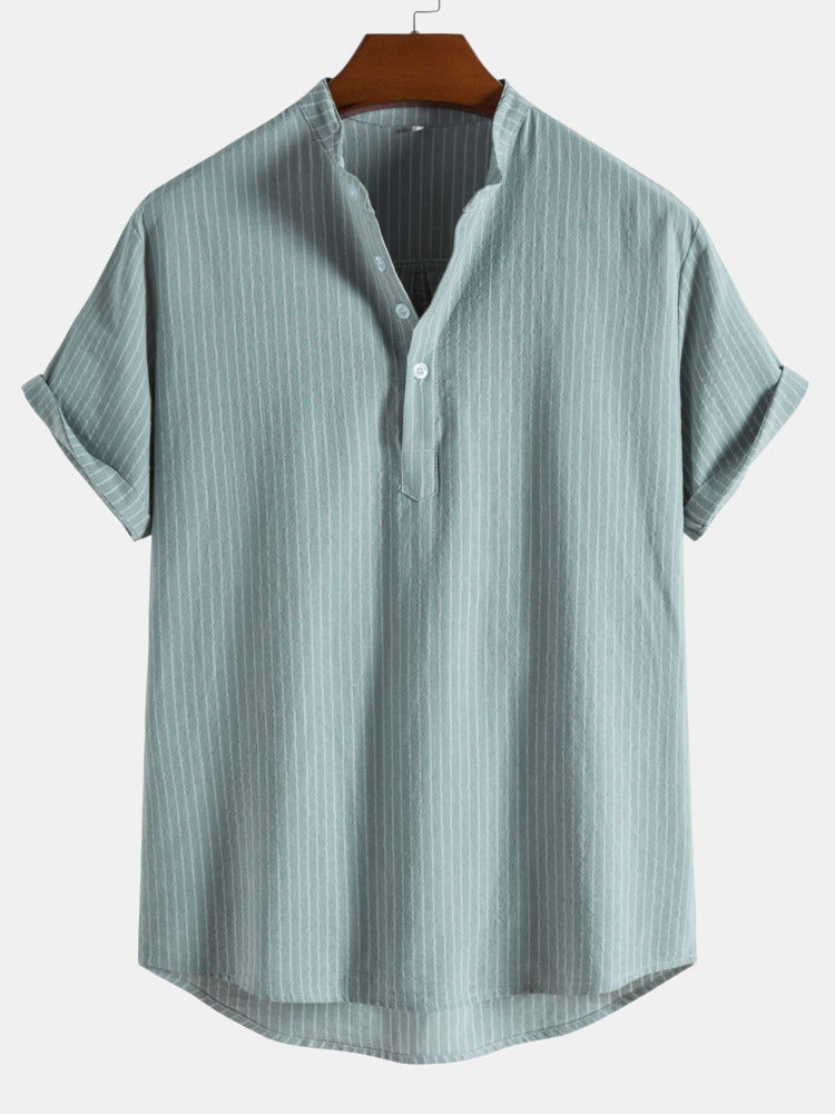 Striped Henley Shirts