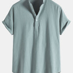 Striped Henley Shirts