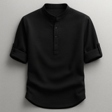TEXTURED COTTON SHIRT FOR MEN