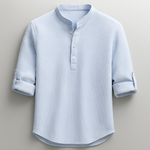 TEXTURED COTTON SHIRT FOR MEN