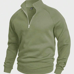 Kelvin | Stylish zip-up jumper with stand-up collar