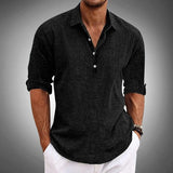 LINEN POLO SHIRT FOR MEN