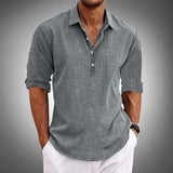 LINEN POLO SHIRT FOR MEN