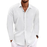 LINEN LONG SLEEVE SHIRT FOR MEN
