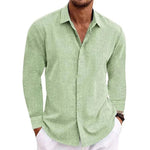 LINEN LONG SLEEVE SHIRT FOR MEN