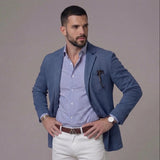LINEN BLAZER JACKET FOR MEN