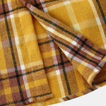Contrast Button Up Hooded Shirt