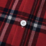Contrast Hooded Button Up Shirt