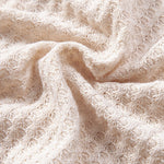 Short Sleeve Knitted Waffle Cuban Shirt & Straight Leg Linen Pants Set