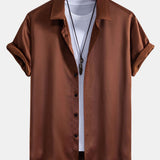 Satin Button Up Shirt