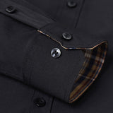 Plaid Panel Button Up Shirt