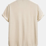 Towelling Jacquard Shirt