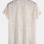 Jacquard Texture Cuban Shirt