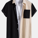 Two Tone Corduroy Shirt
