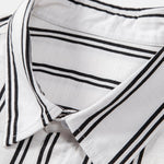 Linen Striped Shirt & Straight Leg Linen Pants Set