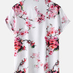 Floral Print Shirt & Swim Shorts Set