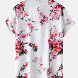 Floral Print Shirt & Swim Shorts Set