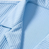 Muscle Fit Ribbed Deep Cuban Shirt