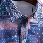Paisley Bandana Print Button Up Shirt