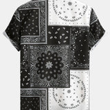 Paisley Print Button Up Shirt
