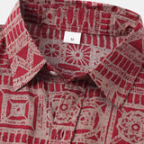 Tribal Print Button Up Shirt