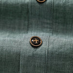 Short Sleeve Half Button Fly Henley Collar Shirt