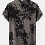 Ink Floral Print Shirt