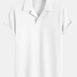 Ribbed Cuban Collar Polo & Straight Leg Ribbed Pants Set