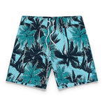 Tropical Print Shirt & Tropical Print Swim Shorts Set