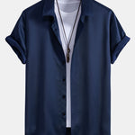 Satin Button Up Shirt