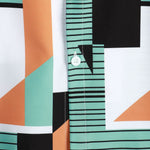 Geometric Stripe Print Shirt