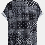 Paisley Print Shirt & Swim Shorts Set