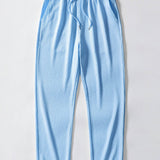 Muscle Fit Ribbed Shirt & Straight Leg Ribbed Pants Set