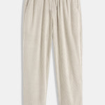 Corduroy Patchwork Shirt & Straight Leg Corduroy Pants Set