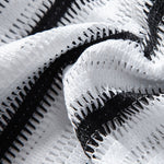 Striped Cutout Cuban Shirt
