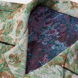 Painted Floral Jacquard Cuban Shirt
