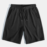 Waffle Shirt & Drawstring Waffle Shorts Set