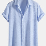 Floral Jacquard Shirt Button Up Shirt