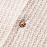 Short Sleeve Knitted Waffle Cuban Shirt & Crinkle Textured Pants Set