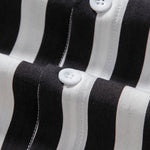 Striped Stand Collar Shirt