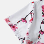 Floral Print Shirt & Swim Shorts Set
