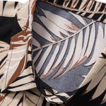 Tropical Print Shirt & Swim Shorts Set