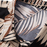 Tropical Print Shirt & Swim Shorts Set