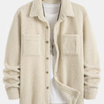 Teddy Fleece Button Up Shirt