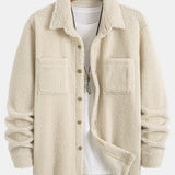 Teddy Fleece Button Up Shirt