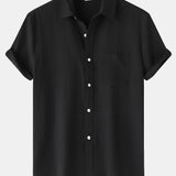 Textured Button Up Shirt