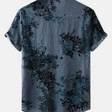 Ink Floral Print Shirt