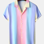 Ombre Print Cuban Shirt