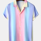 Ombre Print Cuban Shirt